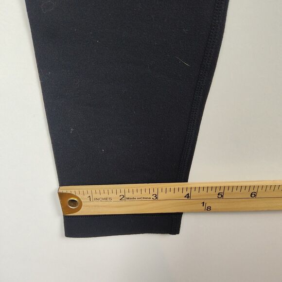 Lululemon Skinny Athletic Leggings Women's Size 6 Black w/ Colorful Waistband - Picture 6 of 10